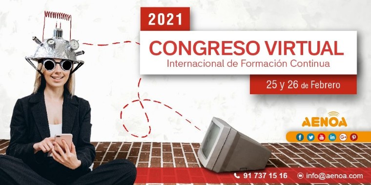 El Congreso Internacional de Formación Continua Aenoa abrirá para el público y ponentes Colombianos
