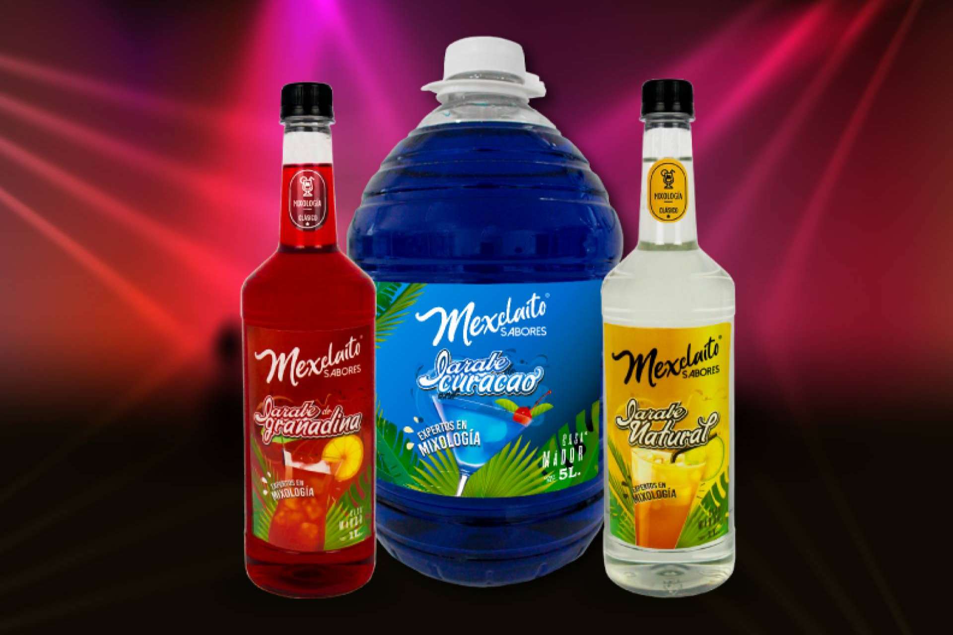 Conocer los mejores jarabes y endulzantes de calidad para coctelería en la marca Mexclaito y su Línea Clásica