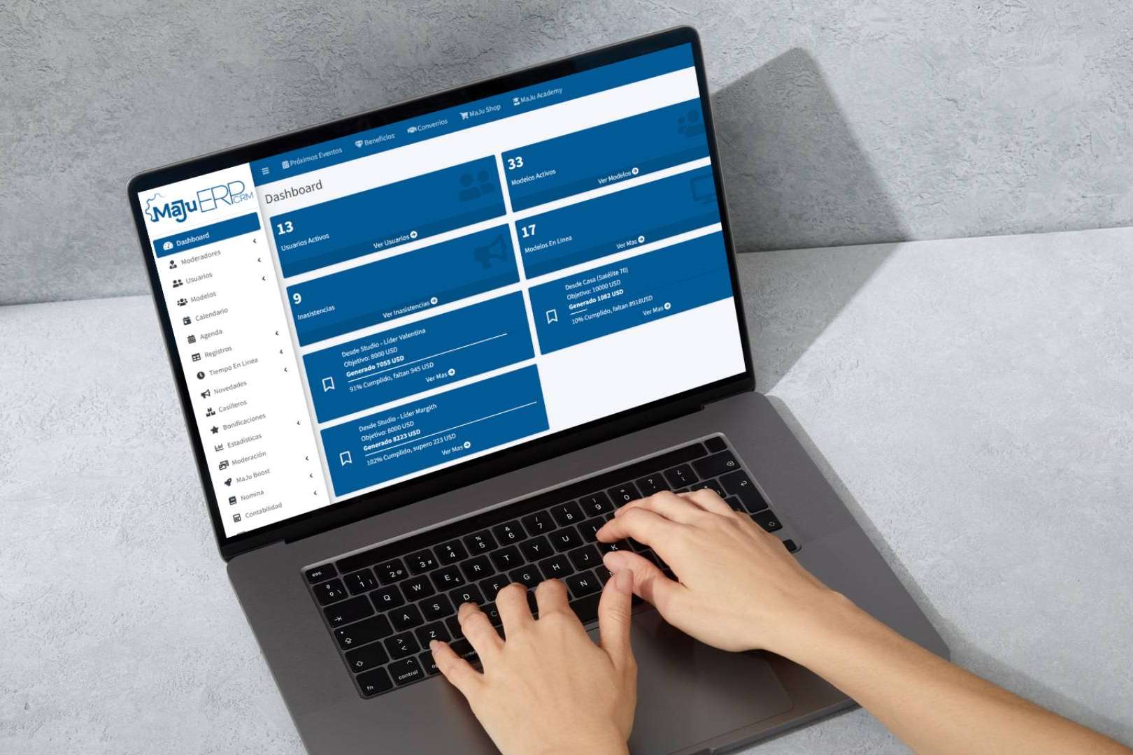 MaJu ERP-CRM, un aliado estratégico para el éxito de los studios webcam
